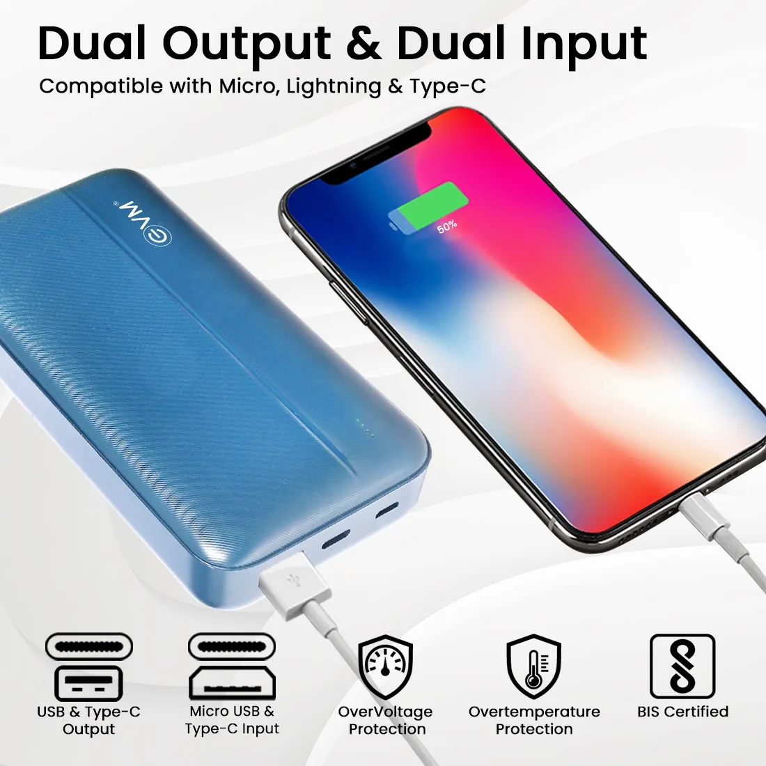 EVM Power Bank 20000 mAh (Enturbo P0204 ) view 3
